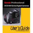 KODAK DCS500 User Guide